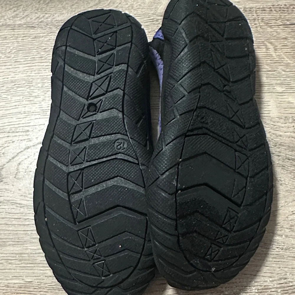Kids Water Shoes with Purple Trim size 12